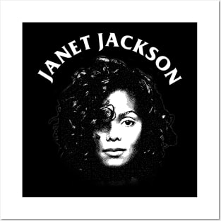 Janet - Engraving Style Posters and Art